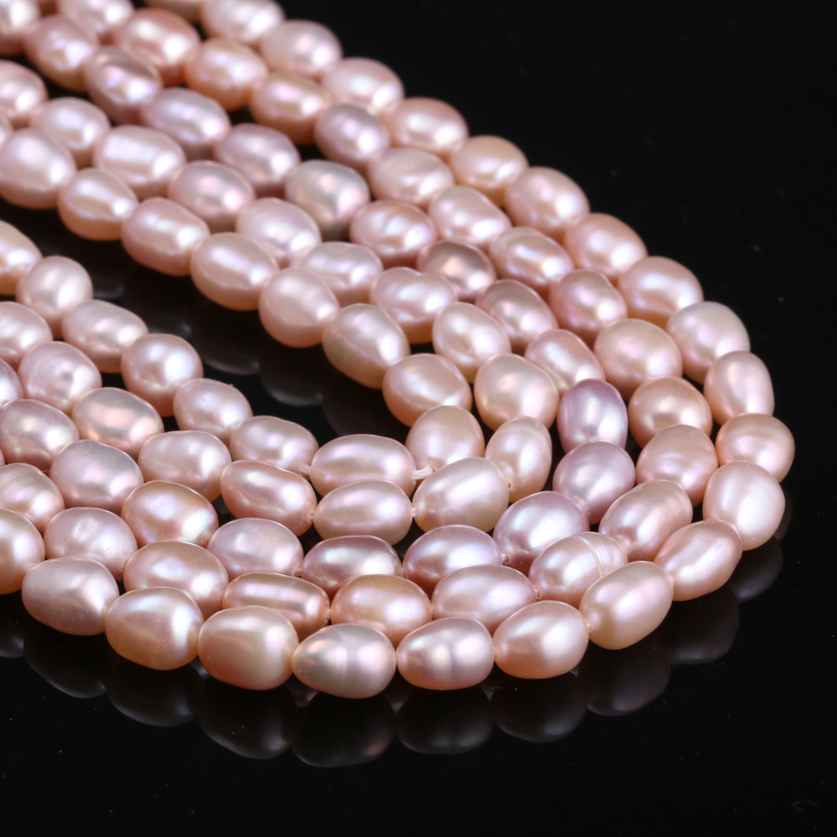 AAA natural freshwater pearl rice beads, 36cm long, semi-finished pearl rice-shaped necklace, loose beads, diy necklace bracelet matching Application Scenario