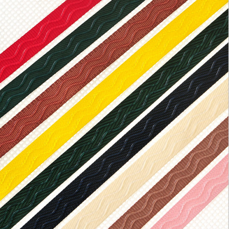 厂家定制滴胶防滑织带乳胶防滑松紧织带硅胶印刷织带