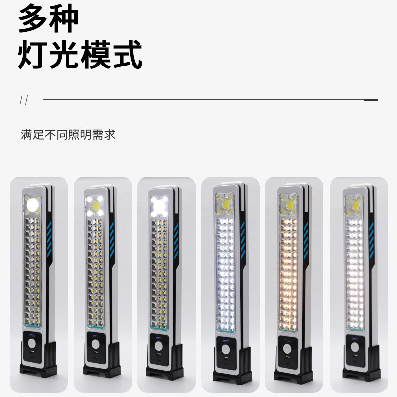 Portable outdoor emergency lighting, white field operation work light, outdoor camping and fishing lighting light Item Picture