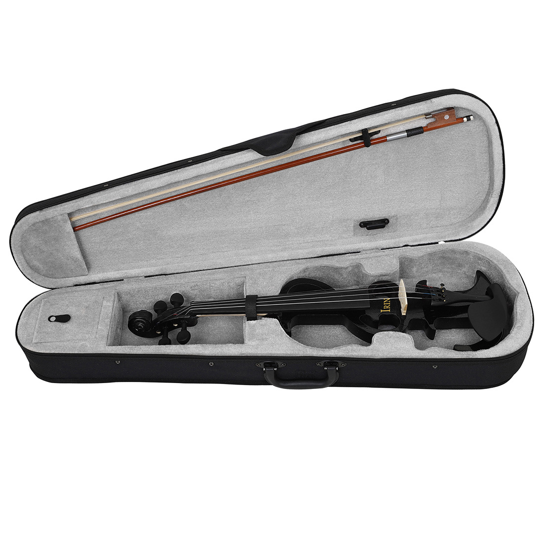 Electro-acoustic violin, solid wood violin, adult, children, beginners, playing electronic violin, headphones, silent violin Application Scenario