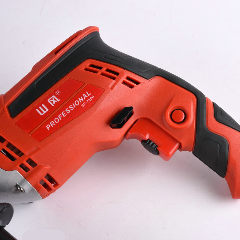 New cross-border high-power plug-in 220V hand electric drilling rig, 13mm copper wire multi-functional household set impact drill details Picture