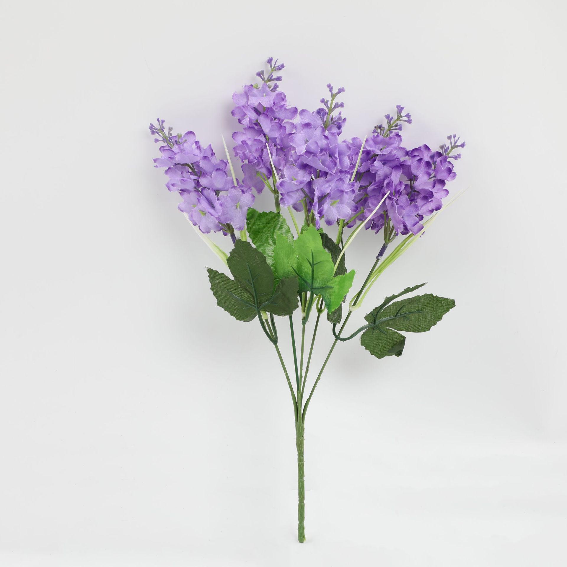 Simulated flower bouquets, five-pronged hyacinths, artificial lavender, silk flowers, home decoration, flower arrangements, ornaments, simulated green plants Item Picture