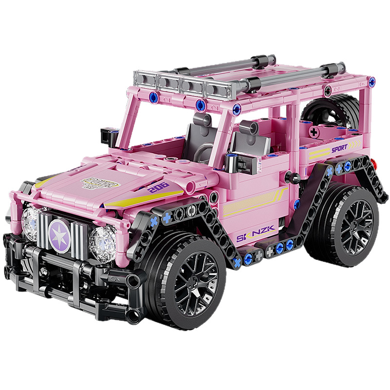 积木/小积木/布鲁可/积木桌/实木益智儿童白底实物图