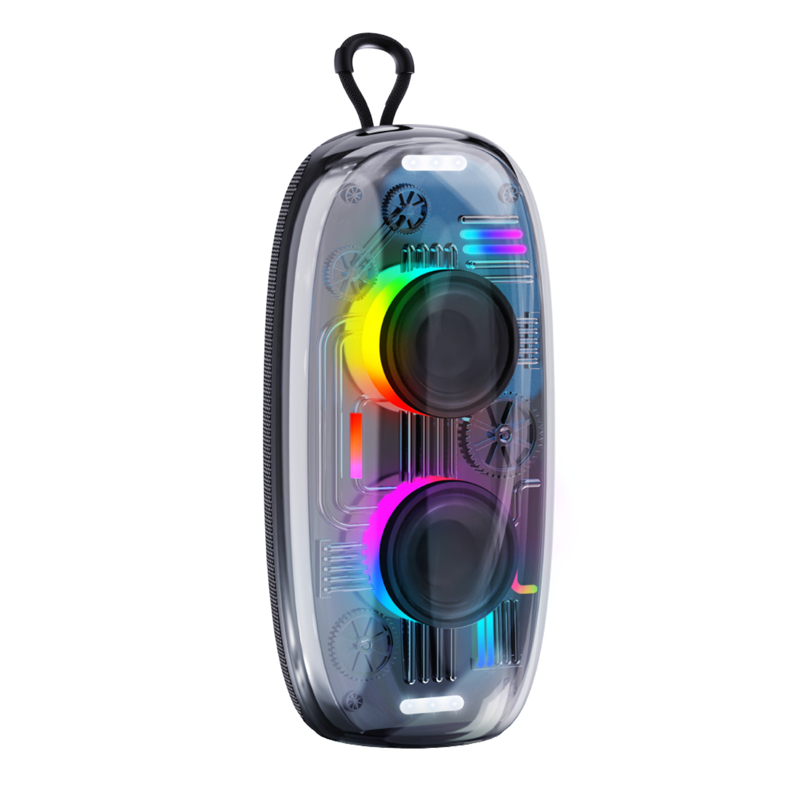 825 Bluetooth speaker, Cool RGB ambient light, outdoor portable handle, cross-border bestseller, waterproof desktop mini speaker Item Picture