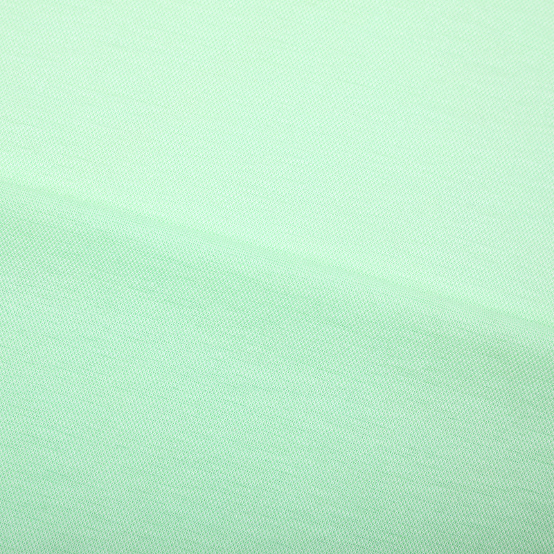 绿色针织面料铜氨丝珠面软糯面料透气舒适春夏装材料产品图