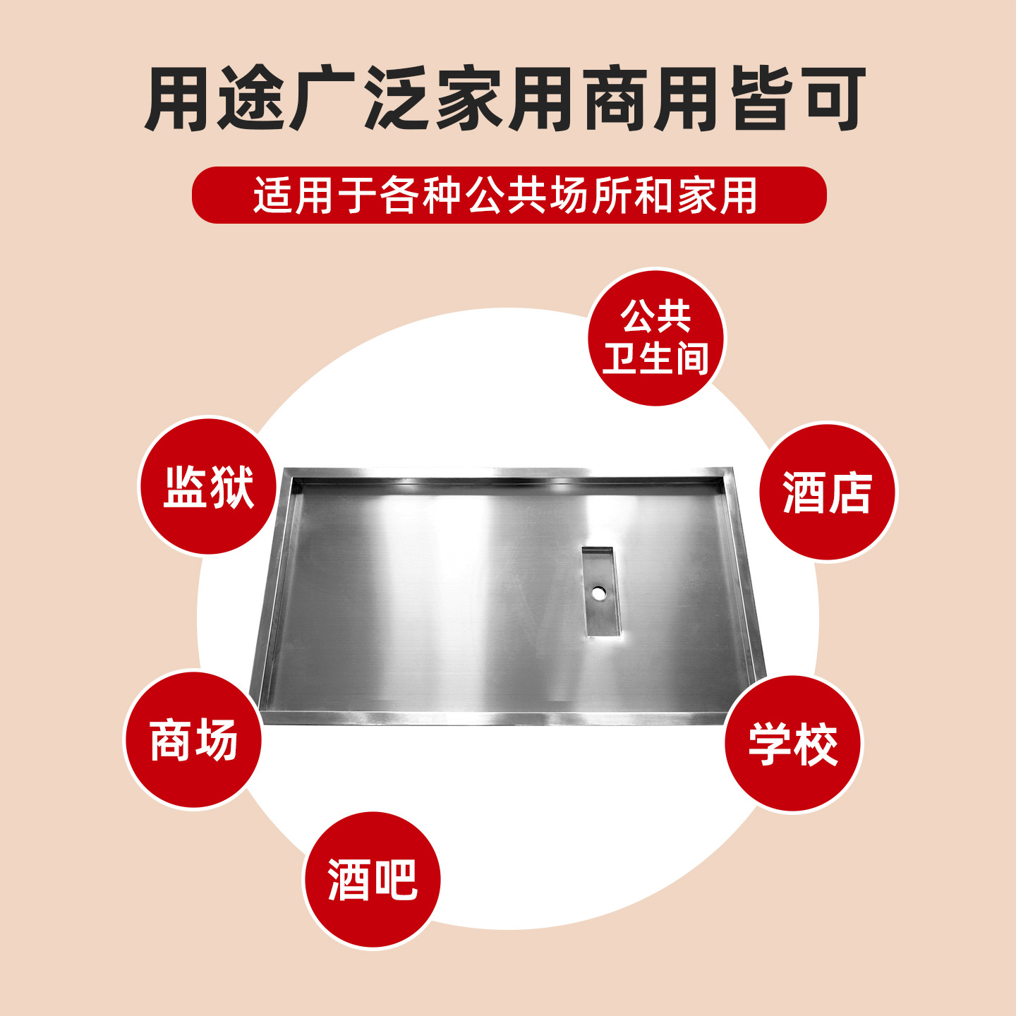 地漏垫/地漏/防臭地漏/潜水艇地漏/毛发过滤网产品图