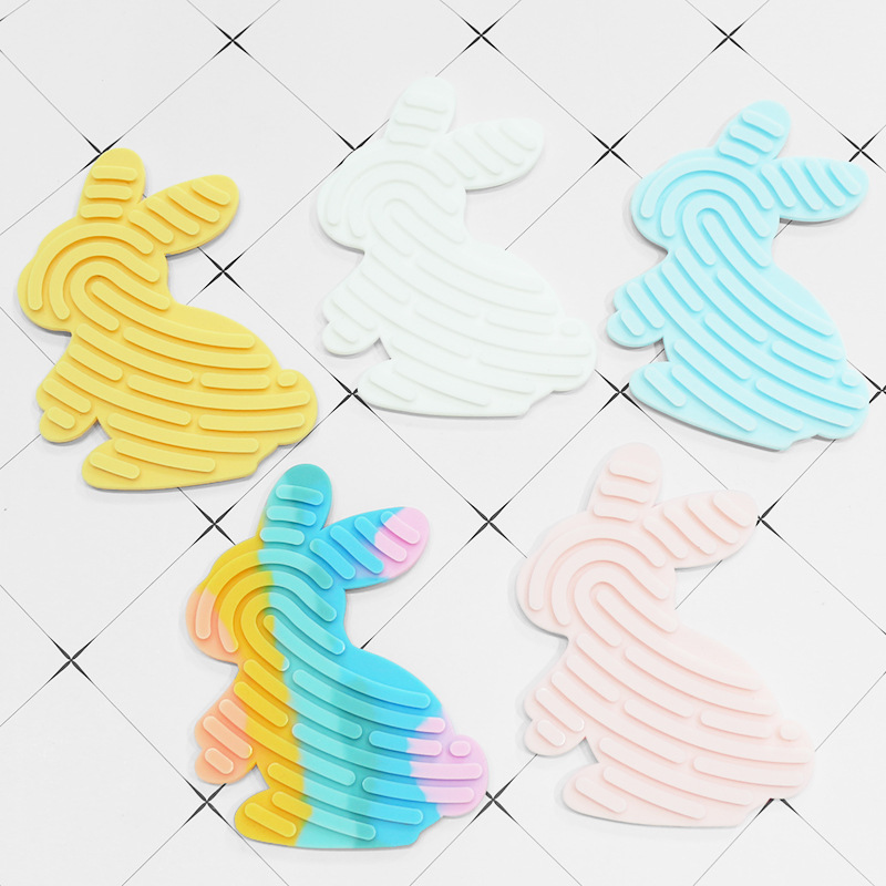 Creative silicone cross-border sensing activity children's educational toys, toy silicone sensory activity board details Picture