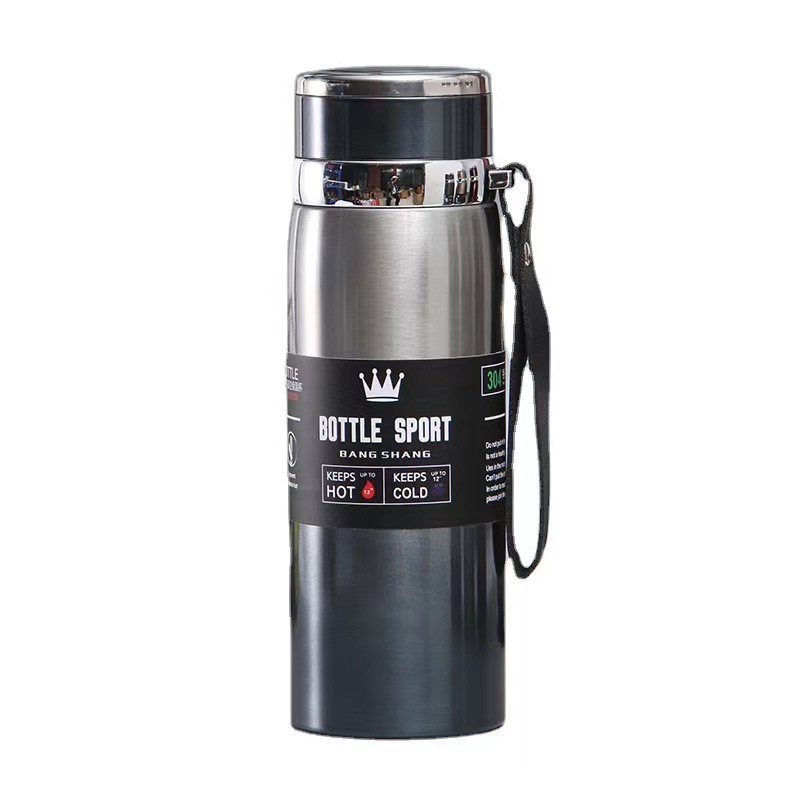 Specially designed for cross-border outdoor 316 stainless steel insulated cups, hanging straps, pot handles, portable large-capacity autumn and winter water cups Item Picture