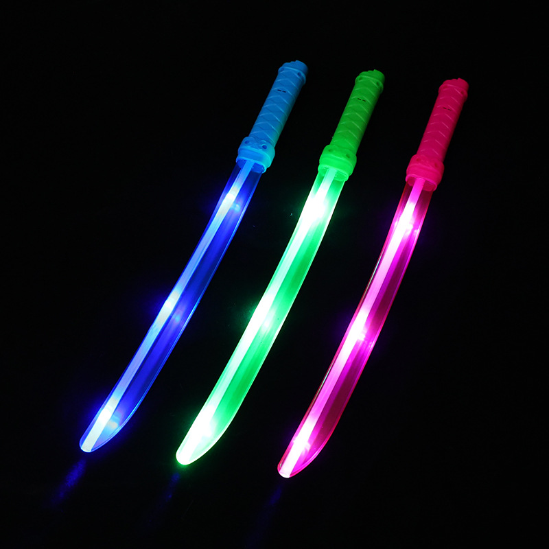 New light-emitting docking martial sword, music and light docking knife, spliced toy knife, night market street stall goods manufacturer wholesale Specification image