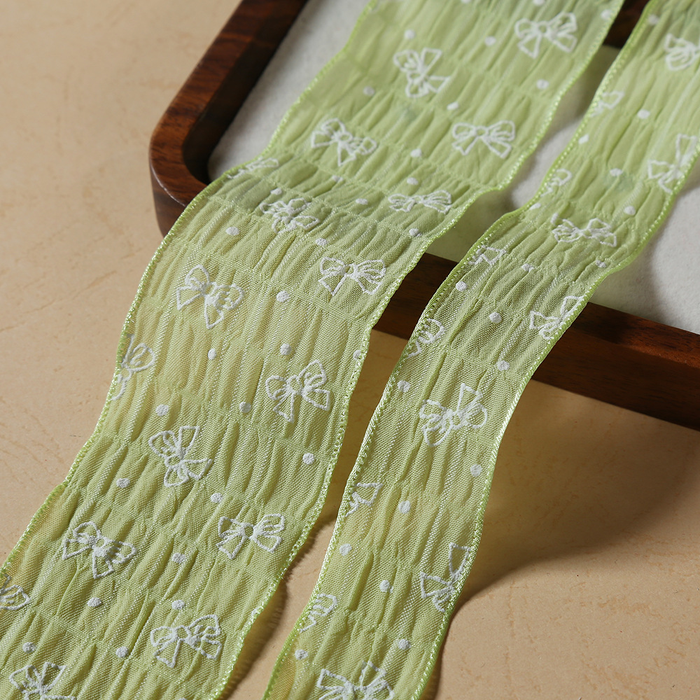 2.6-4.8cm Bow, pleated, children's diy hair accessories, shoes, hats, flowers, gifts, bouquets, decorations, ribbons details Picture