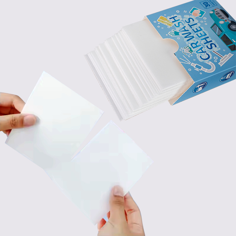 厂家直供汽车浓缩清洁洗车片车内剂固体清洗剂英文包装