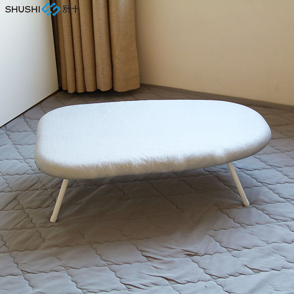 舒十简约时尚折叠钢管熨衣板日韩迷你家用烫衣台台式塑料烫衣板产品图