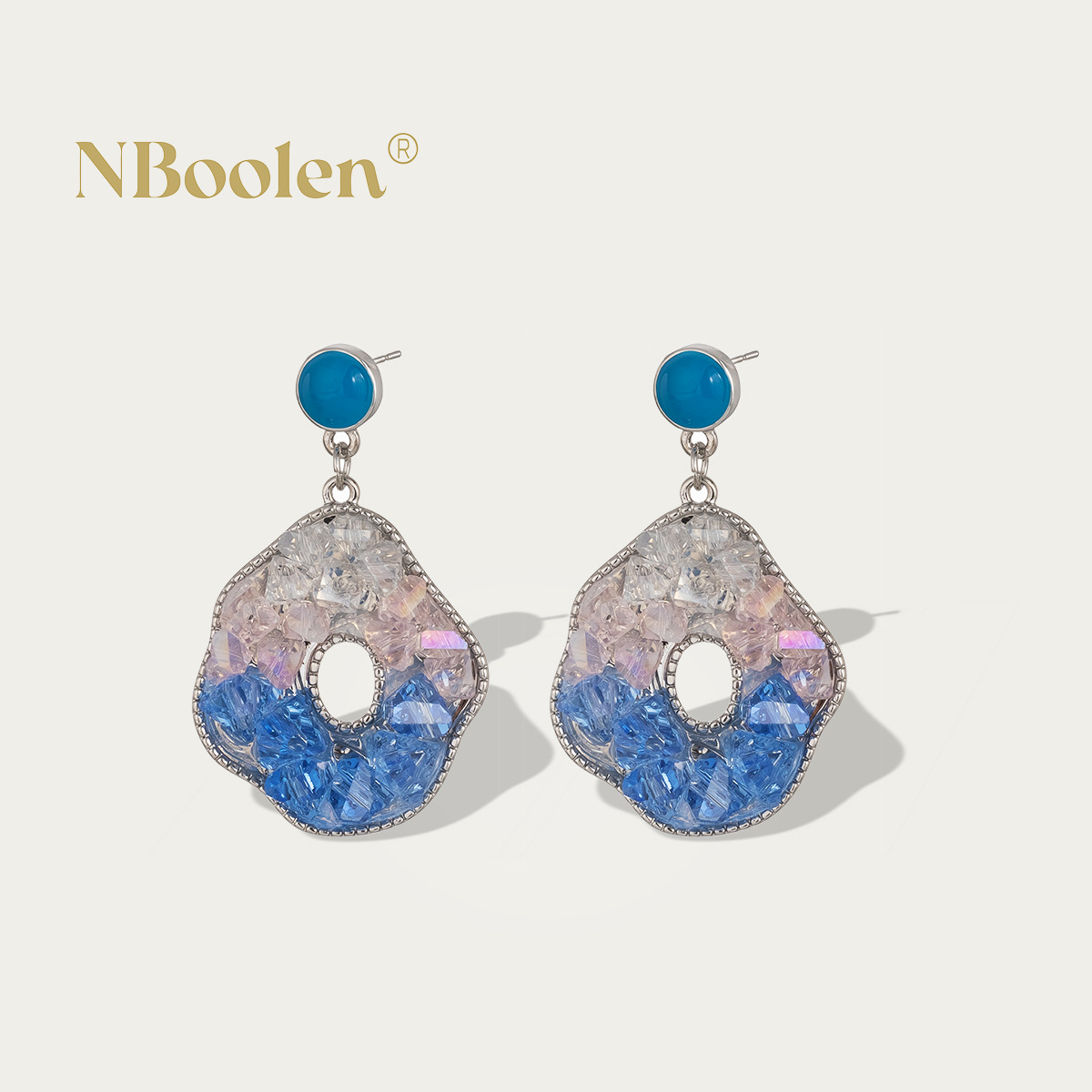 柏伶饰品新款银针耳环气质高级感耳坠名媛耳饰复古小众耳钉女批发