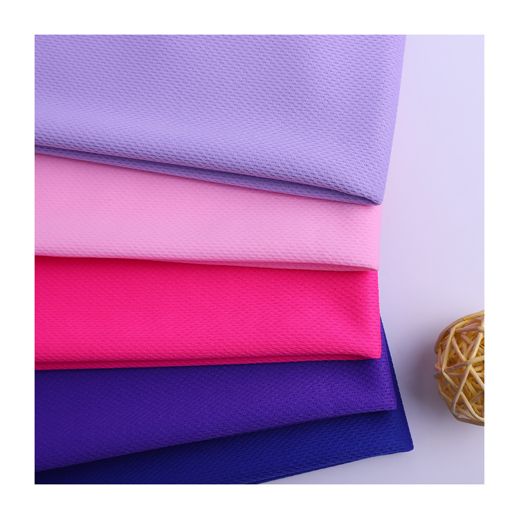 Wholesale of 75D36F knitted fabric with double-sided dyed bird's eye fabric for sportswear vests in stock Application Scenario