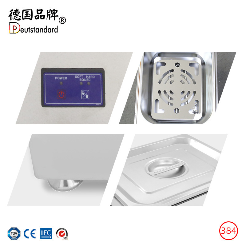Commercial semi-cooked egg boiling machine, fully automatic low-temperature soft-boiled egg making machine, direct sales from the manufacturer of equipment for Japanese restaurants Specification image