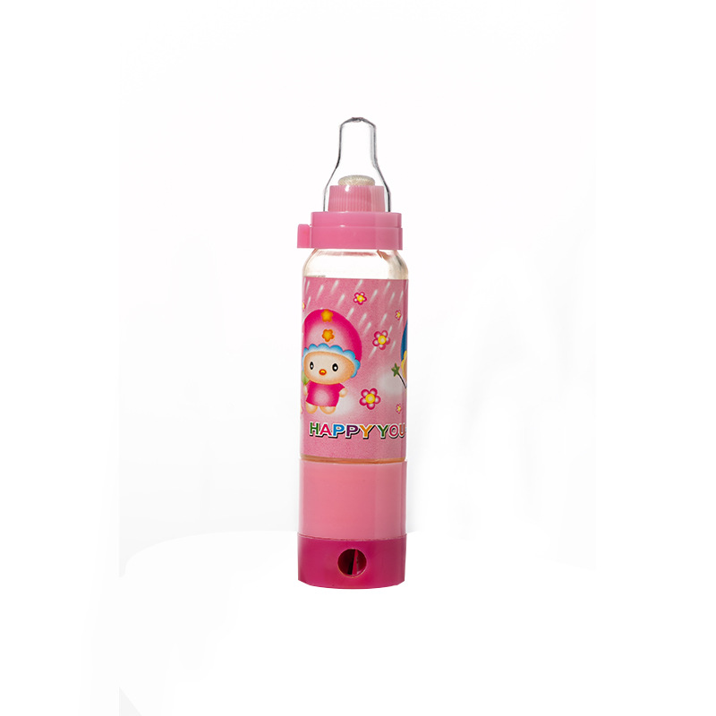 Good packaging color dibujos animados estilo pegamento líquido botella de agua tres colores hot melt sticks máquina de rollos cinta adhesiva especial material manual para niños Item Picture