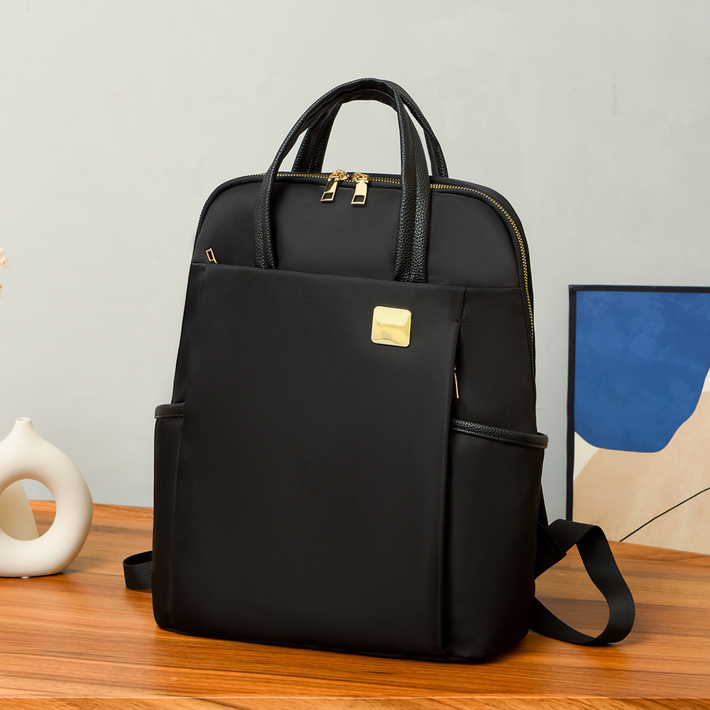 跨境外贸女包2025女士商务牛津学生电脑包休闲背包女户外旅行背包