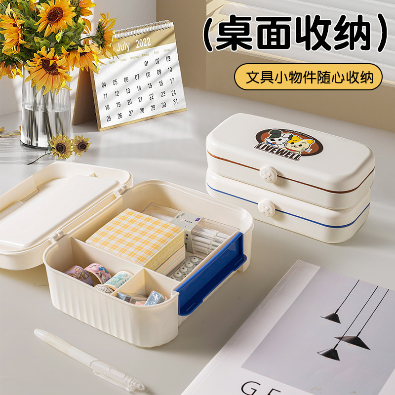 收纳/收纳盒/化妆品收纳盒/收纳用品/桌面收纳盒细节图