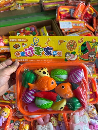 萌趣仿真水果切切乐盘子过家家角色扮演地摊儿童玩具批发