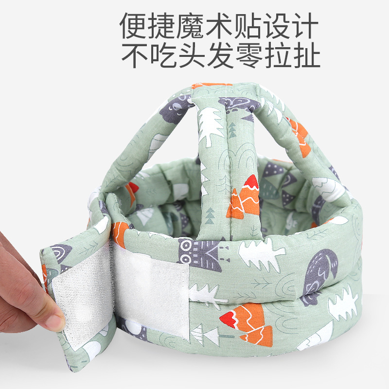 Baby head pillow, anti-fall wonder, head protection pad, summer head bump prevention, baby learning to walk, four-season baby learning to walk hat Application Scenario