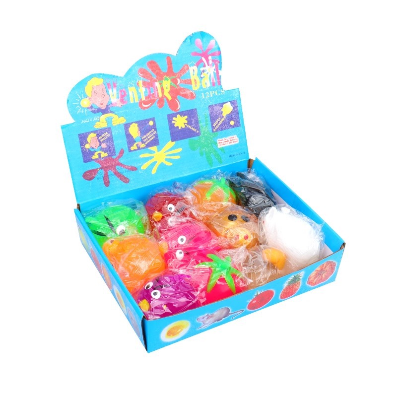 Vent water balls, vent pig heads, relieve stress, play pranks, vent fruits, vent balls, vent toys, creative gifts Application Scenario