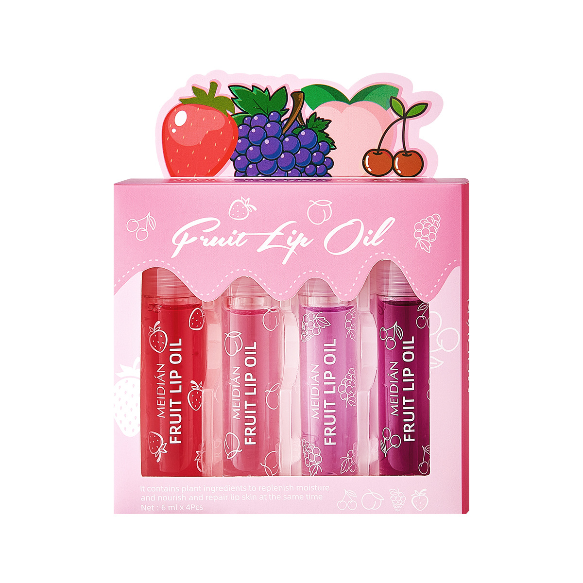 【 Cross-border Exclusive 】MEIDIAN Lip Oil Moisturizing, Hydrating and Nourishing Lip Oil Lip Care Lip Glaze Item Picture