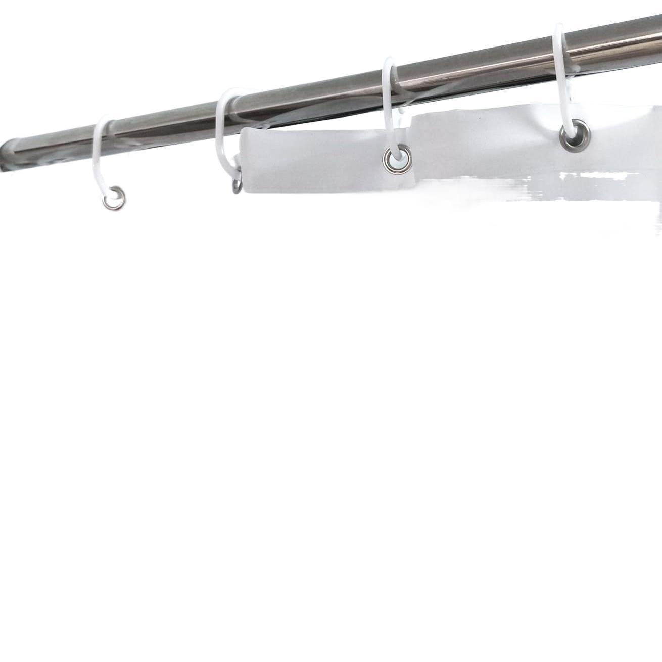 涤纶印花浴帘防水防霉卫生间浴室帘BOHO亚马逊热卖新款TEMU白底实物图