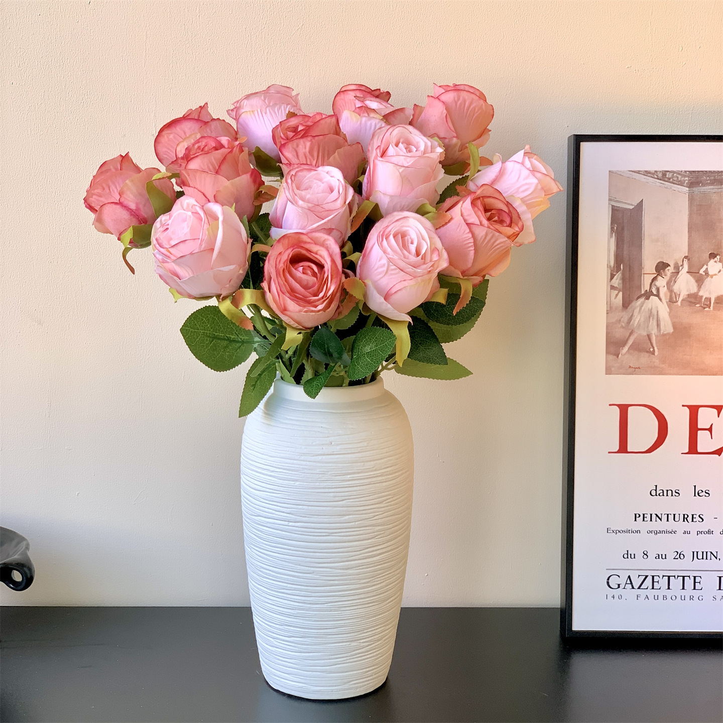 仿真玫瑰实物图