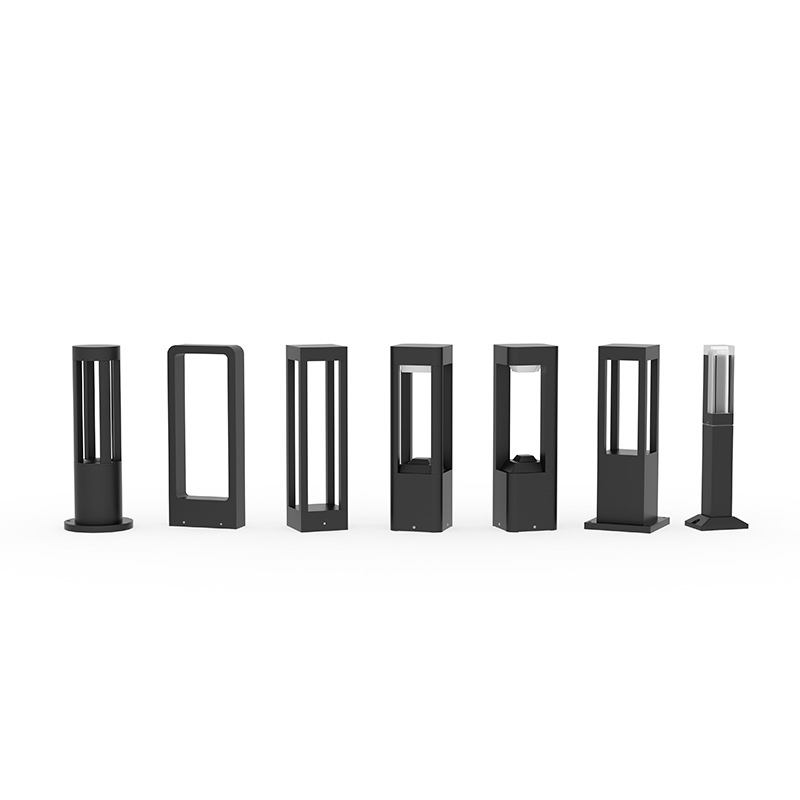 Modern and simple LED lawn lights, villa solar courtyard lights, solar lawn lights, pedestrian street lights and landscape lights Item Picture