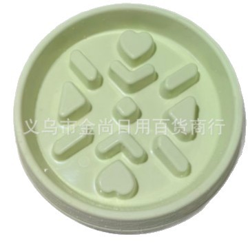 Cross-border circular pet slow food bowls, smart dog bowls, cat bowls, pet food utensils, bowls, anti-choking slow food bowls, anti-tipping Item Picture