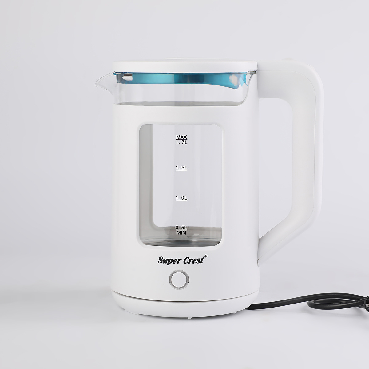 Super Crest foreign trade cross-border European standard household electric kettle, large-capacity boiling kettle, electric kettle heating Item Picture