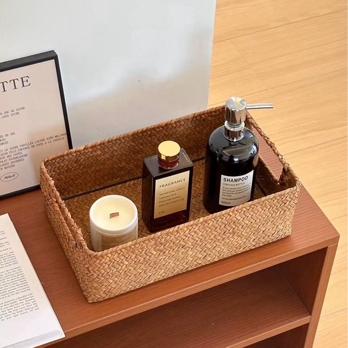 防藤编编织收纳篮脏衣篓收纳篮多用途收纳大容量家用