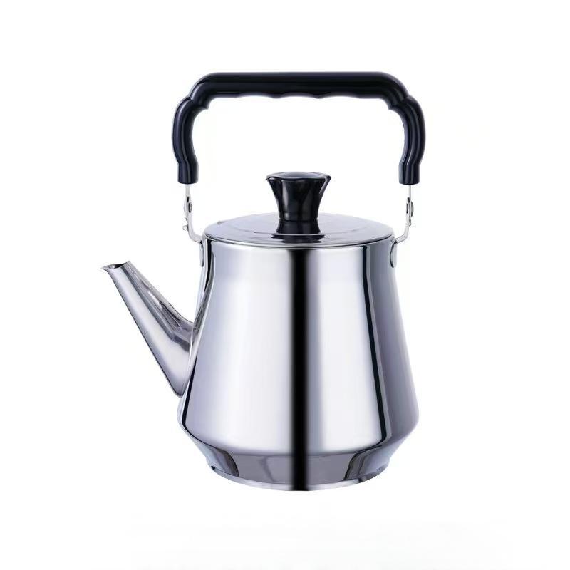 跨境不锈钢凌雅壶咖啡壶茶水壶酒店餐厅冷水壶加水壶工艺烧水壶