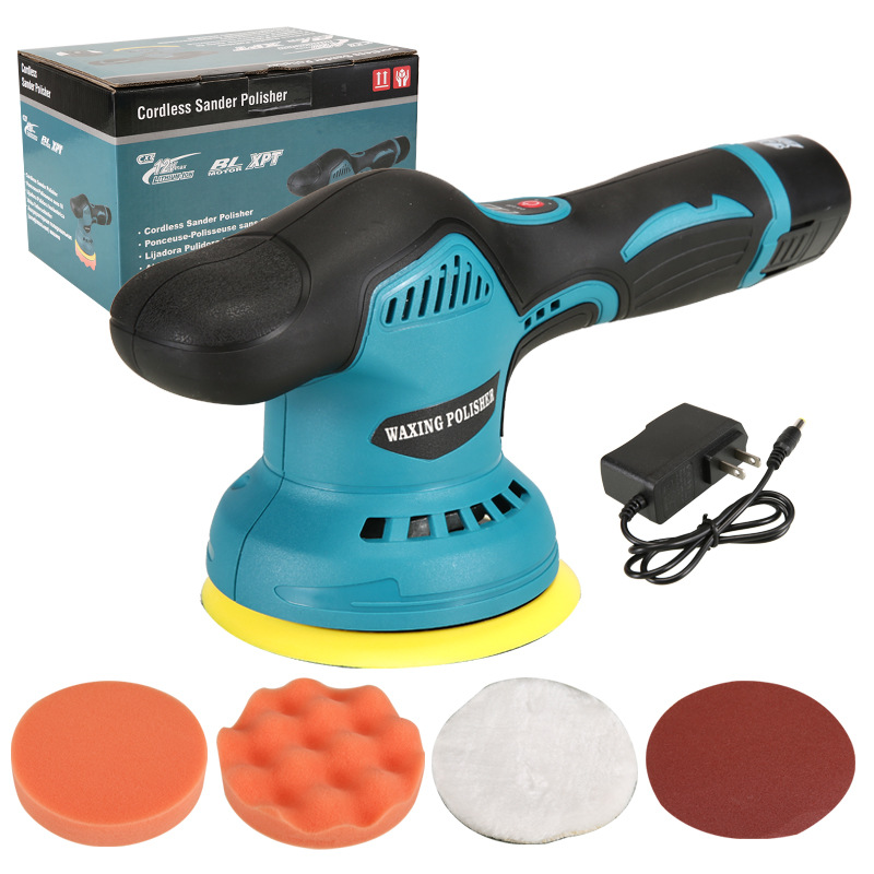 Wireless small handheld lithium battery waxing machine for car polishing, scratch repair, and special polishing machine for car paint surface details Picture