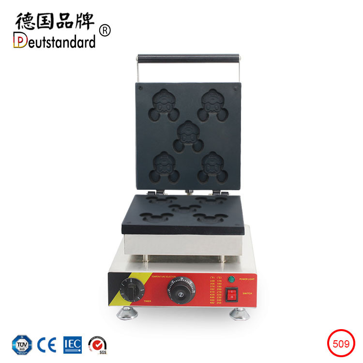 Direct sales from the manufacturer of the popular Mickey Mouse waffle machine, cartoon-shaped pancake machine and stainless steel electric heating rotary pancake machine Specification image