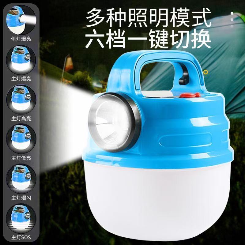 Cross-border outdoor bulb lights, street stalls, night markets, portable solar usb charging multi-functional camping lights, emergency led lights Application Scenario