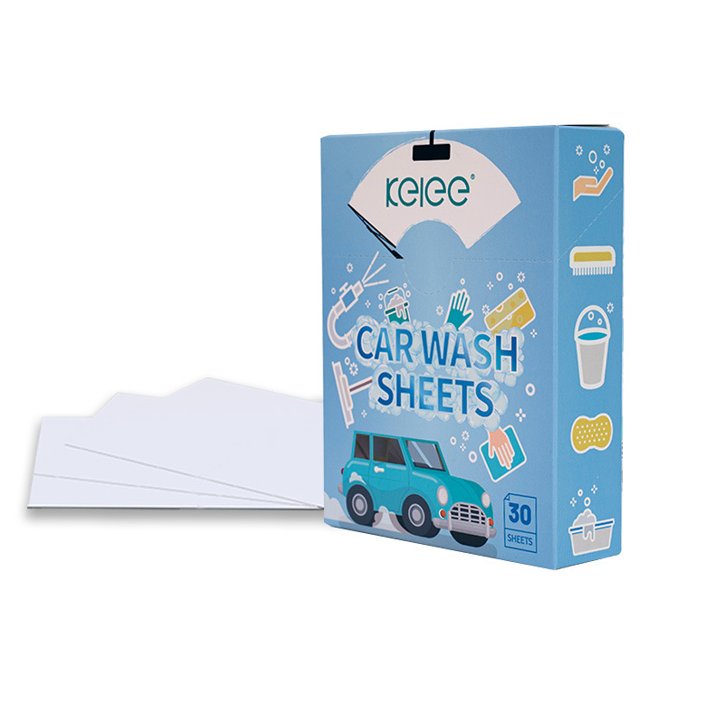 汽车浓缩清洁洗车片厂家直供车内外剂固体清洗剂英文包装源头工厂