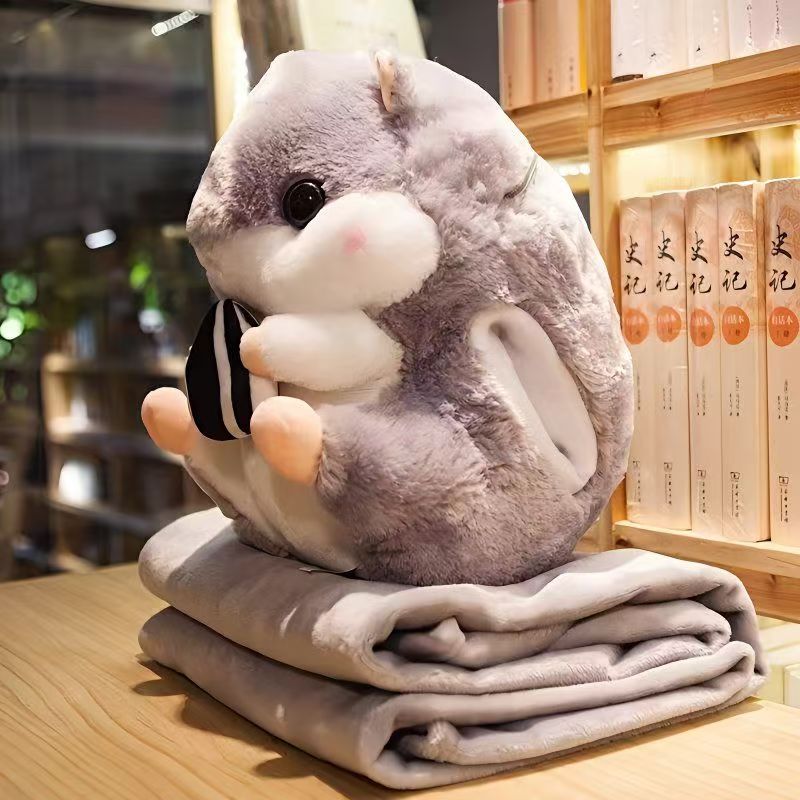 Hamster plush toy dolls, stuffed toys, small dolls, sleeping pillows, girls' Children's Day birthday gifts, cute Application Scenario