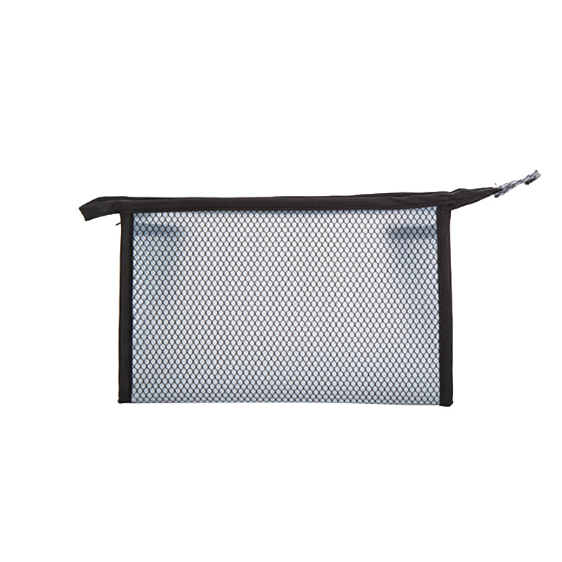 Transparent cosmetic bag, travel storage bag, portable PVC grid toiletry bag, waterproof travel cosmetic supplies storage bag Item Picture