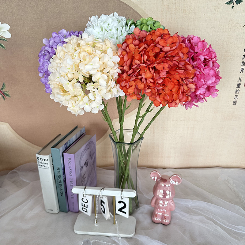 跨境新品仿真花婚庆花排插花配饰家居装饰假花摄影道具人造塑料花