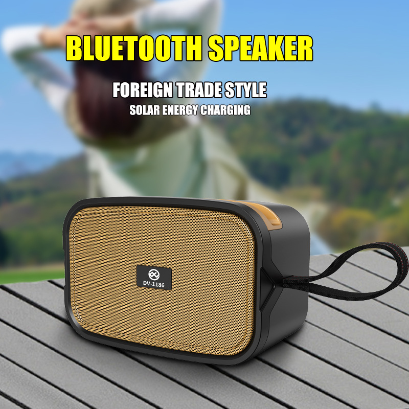 Solar-powered bluetooth speaker, outdoor Bluetooth speaker, card-inserting speaker, portable solar speaker Solar-powered bluetooth speaker, outdoor Bluetooth speaker, card-inserting speaker, portable solar speaker