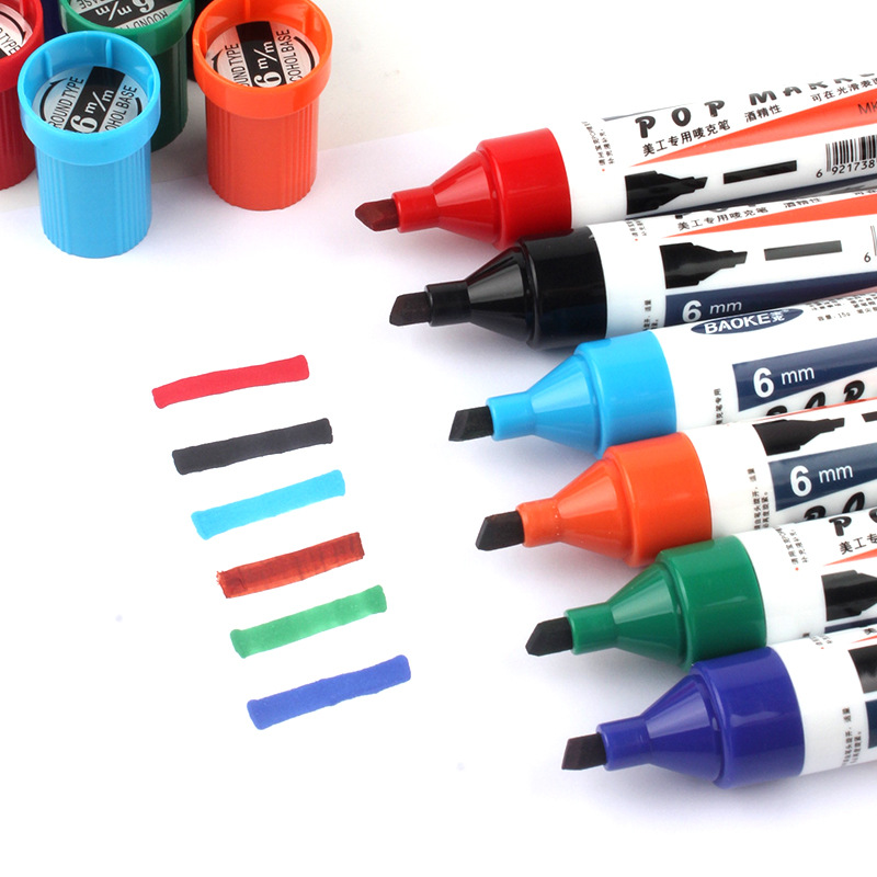Paula karen-ejército de tinta que podían Ma 6/12/20/20mm de gran capacidad gruesa suma cabeza carteles de marcadores ShouHui POP de ultra ShouHui UN cartel de aipig manuscritas JiaMu belleza de colores GongBi rape Specification image