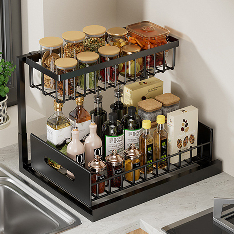منضدة متعددة الطوابق لحراسة المطابخ من الفولاذ غير القابل للصدأ Specification image
