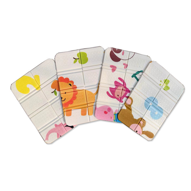 Cartoon Pattern Baby Crawling Mat, Baby Spliced Fence Crawling Mat, Children's Crawling Mat, 120X60cm Item Picture