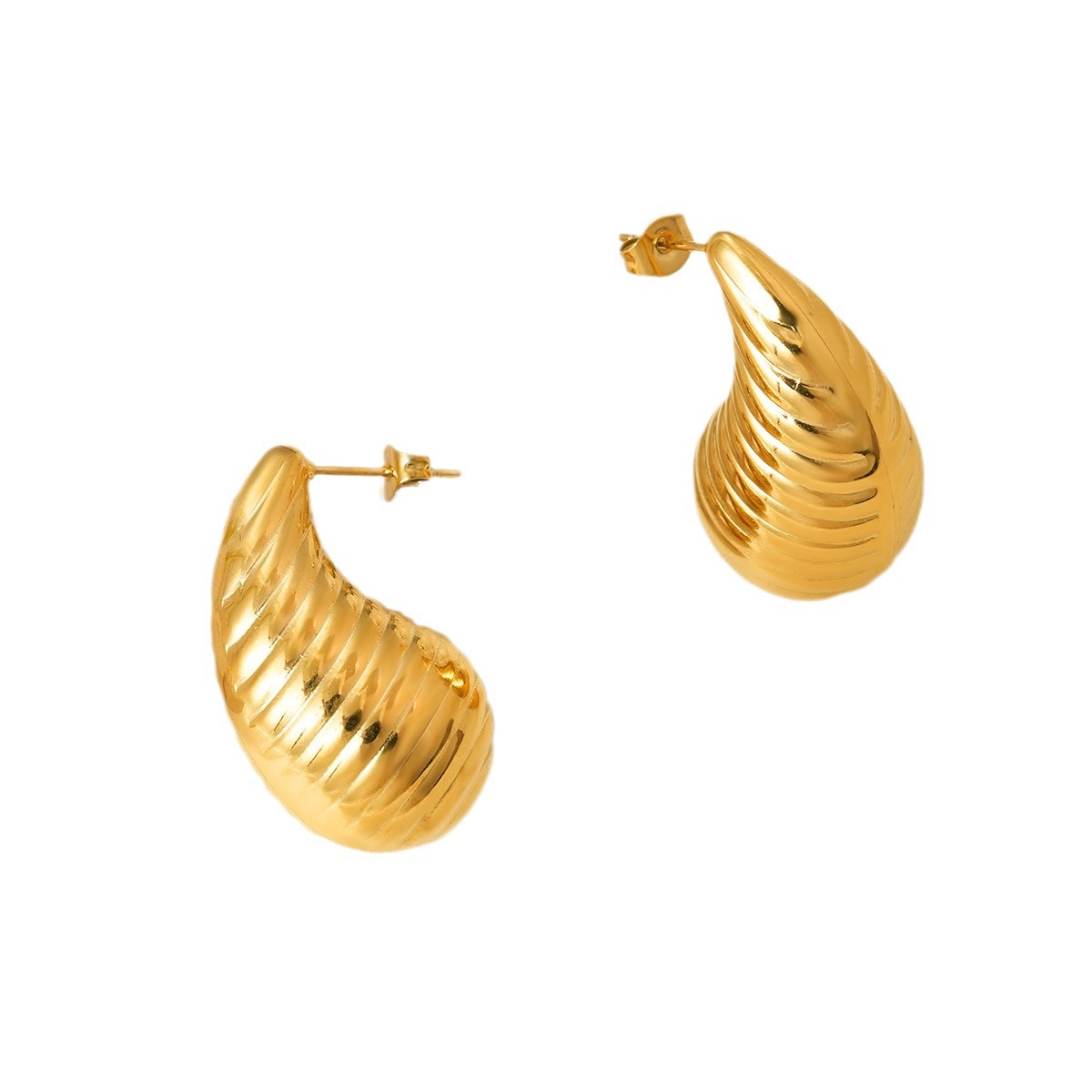 饰品/耳环/耳饰/米珠耳环/编织水晶耳钉白底实物图