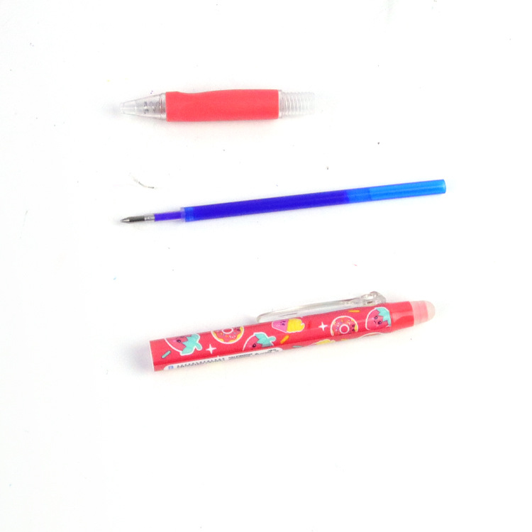Yalong Cross-border's new sweet and cute blue 0.5mm gel pen is a best-selling hot erasable gel pen Specification image