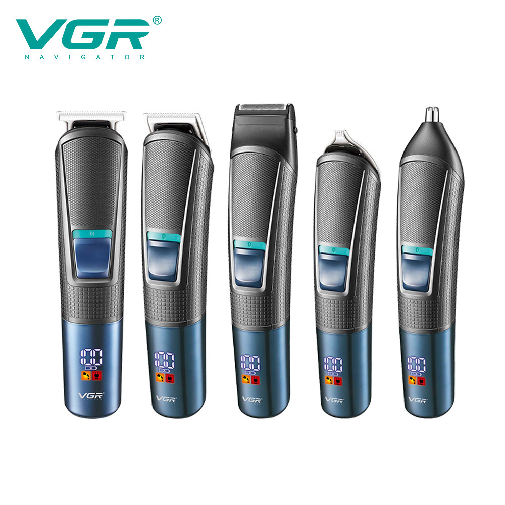 VGR108 Cross-border New Electric Shaving Nose Hair and sideburns Set, five-in-one multi-functional hair clipper Item Picture