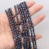 Natural freshwater pearl rice beads, black string beads, DIY jewelry accessories, handcrafted jewelry, semi-finished products, wholesale Application Scenario