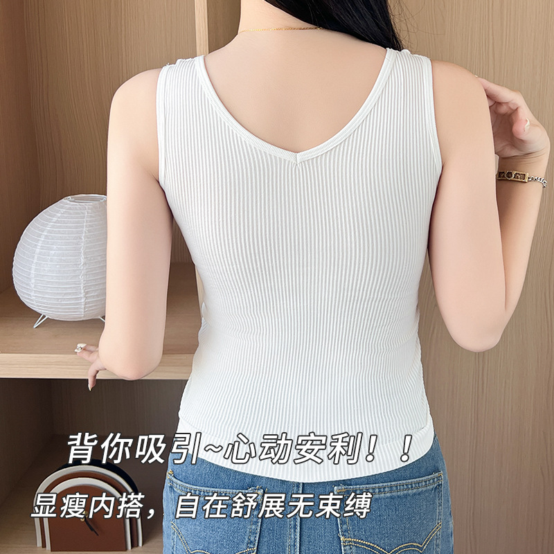 女士背心实物图