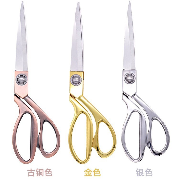 厂家批发锌合金裁缝剪刀服装裁缝剪家用不锈钢服装缝纫剪刀专用剪产品图